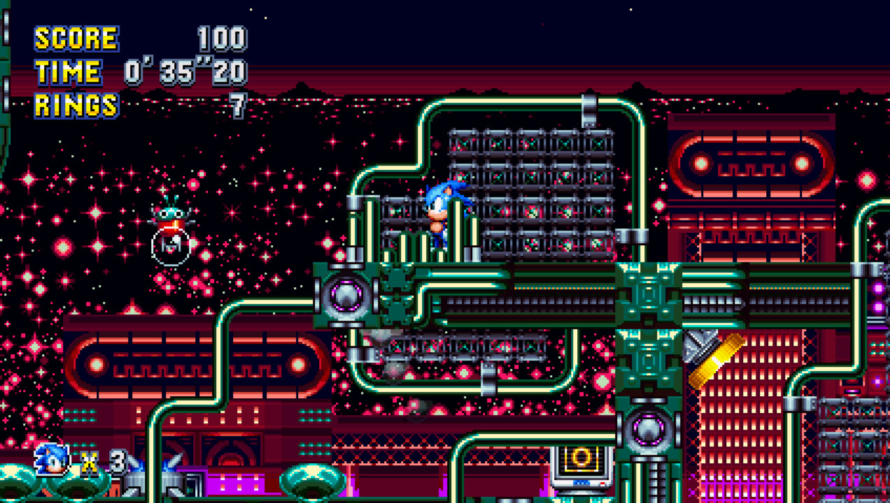 Stardust Speedway Zone Act 2: Encore Pallete [Sonic Mania] [Mods]