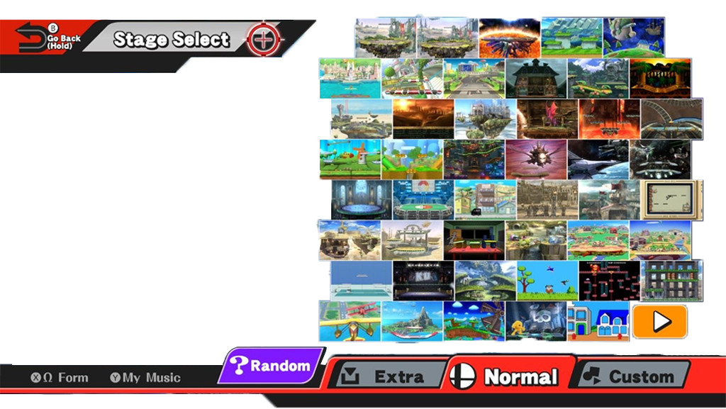 Stage Select Background Preview Template [Super Smash Bros. (Wii U)] [Mods]
