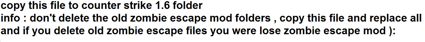 More information about "Zombie Escape Full Version’s fix Plugin Cs 1.6"