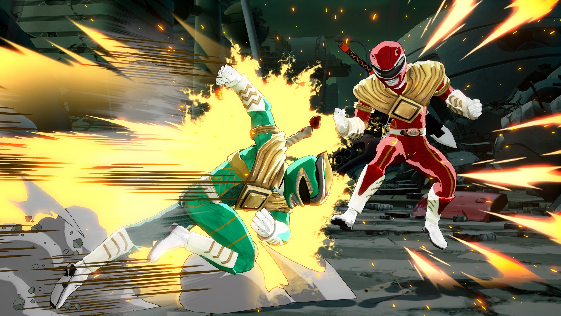 Red And Green Ranger V2 Mod Pack Dragon Ball Fighterz Mods