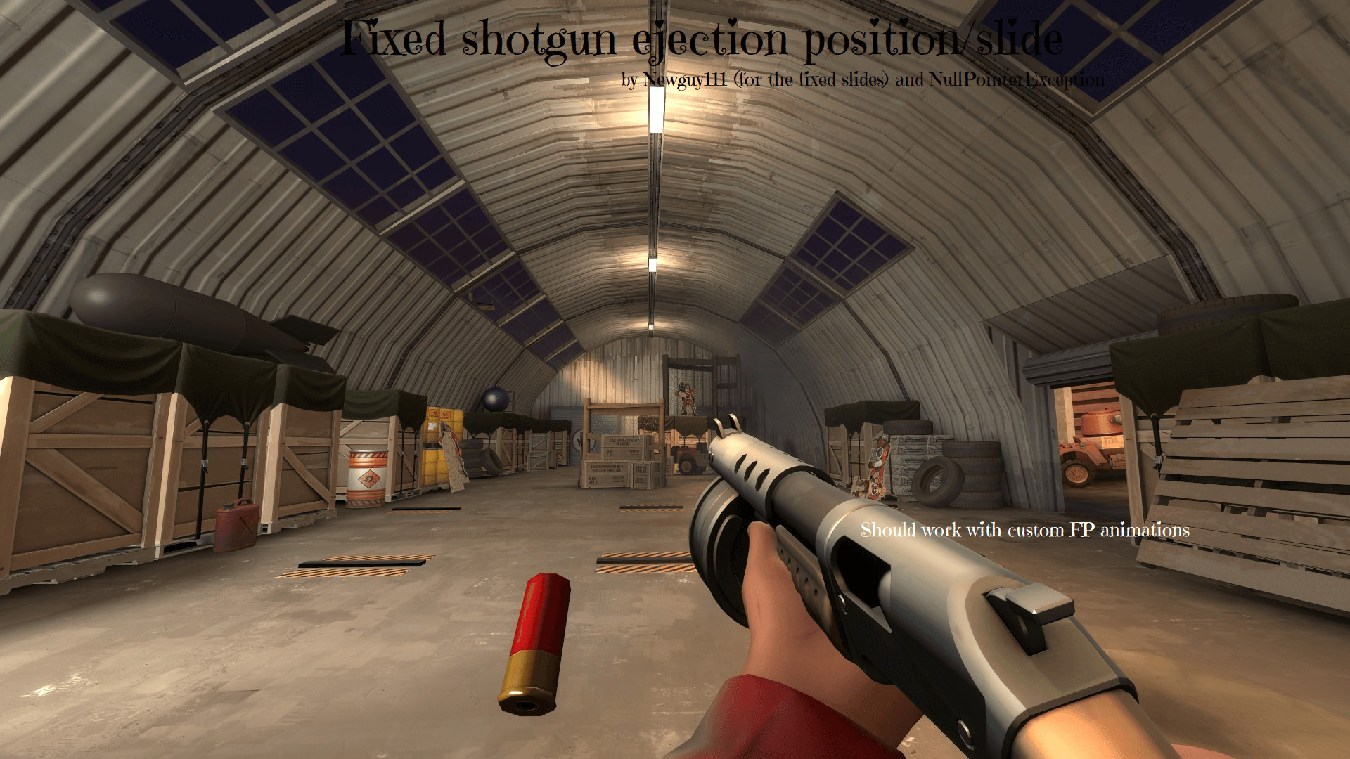 Fixed shotgun shell ejection position 2.0