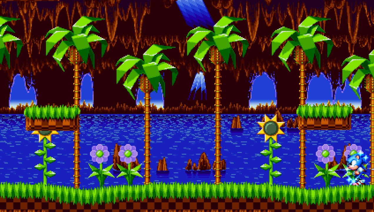 Have A Look At Sonic Mania's Version Of Green Hill Zone - SlashGear