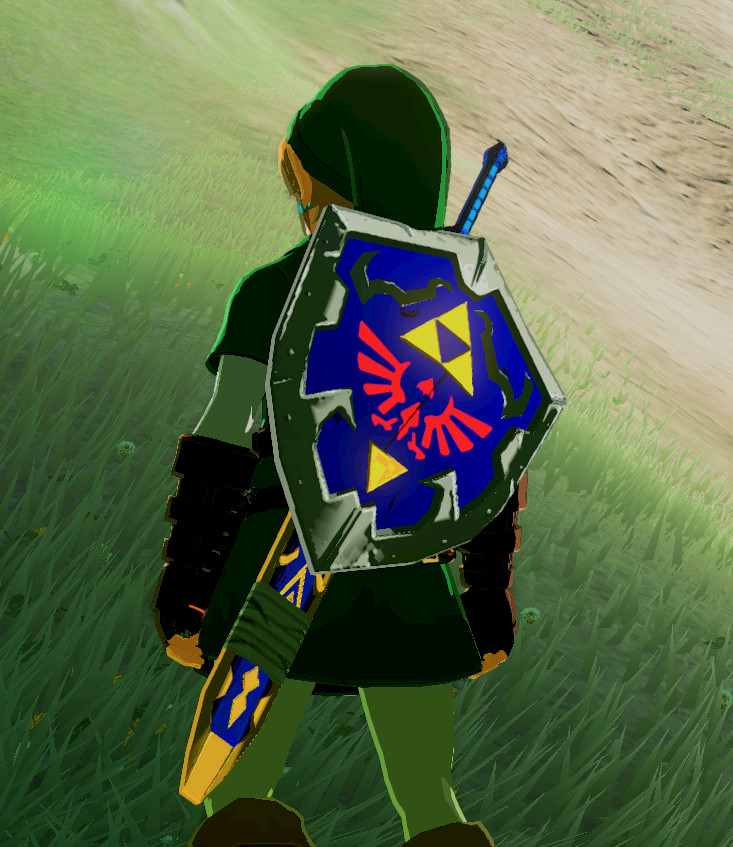 Oot Hylian Shield [the Legend Of Zelda Breath Of The Wild Wiiu ] [mods]