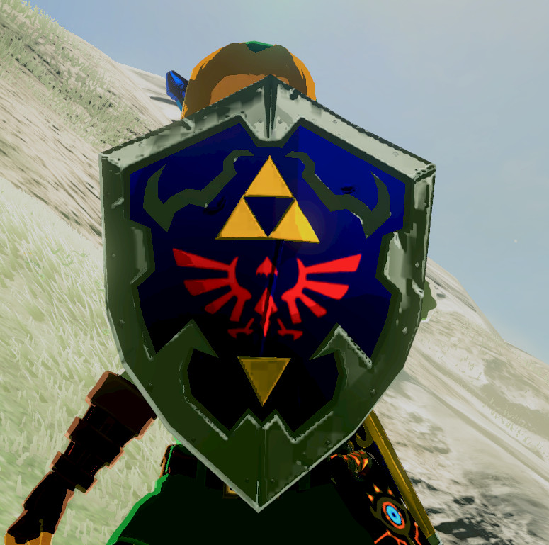 OoT Hylian Shield [The Legend of Zelda: Breath of the Wild (WiiU)] [Mods]