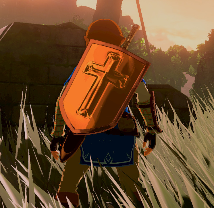 Adverture of Link Cross Shield [The Legend of Zelda: Breath of the Wild