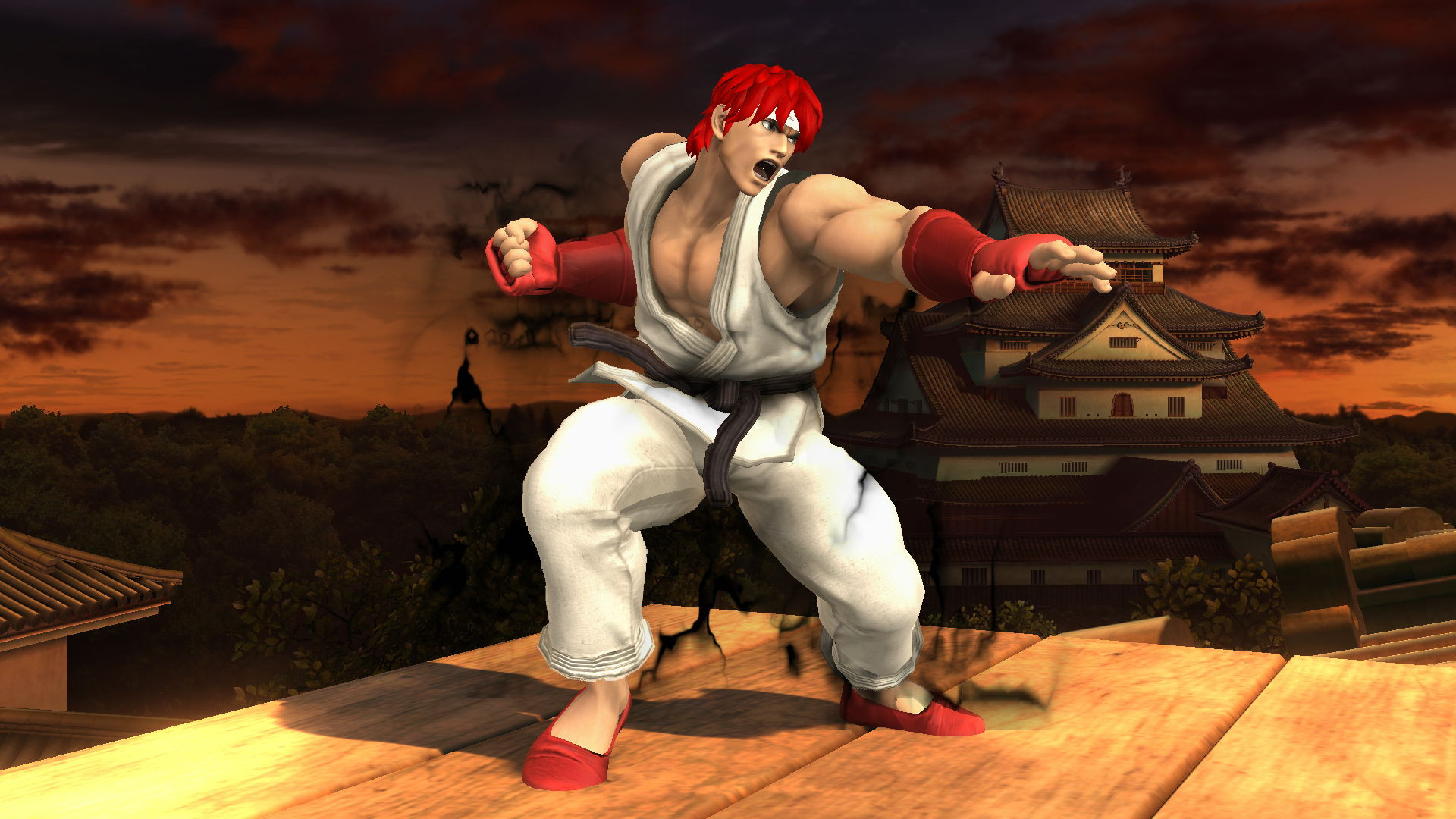 Street Fighter 1 Inspired Ryu [Super Smash Bros. (Wii U)] [Mods]