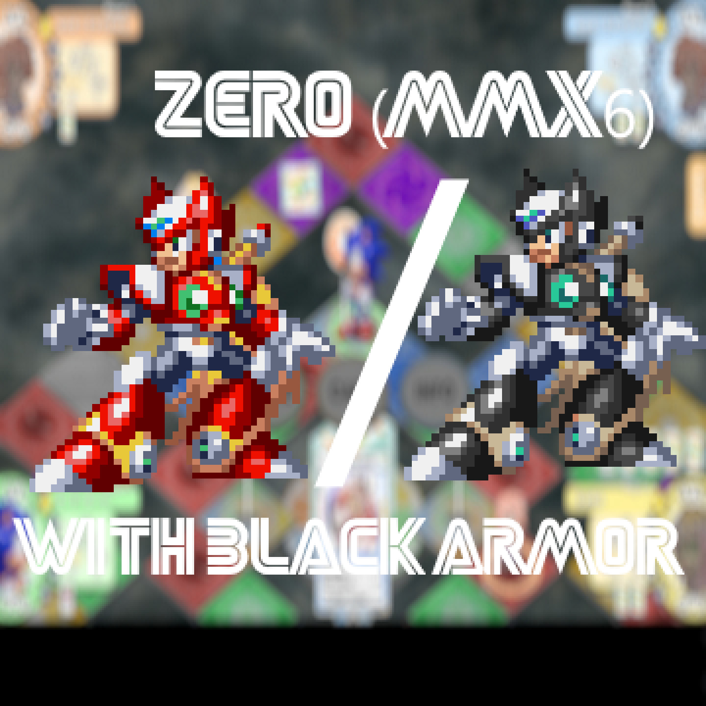 megaman x5 zero black armor