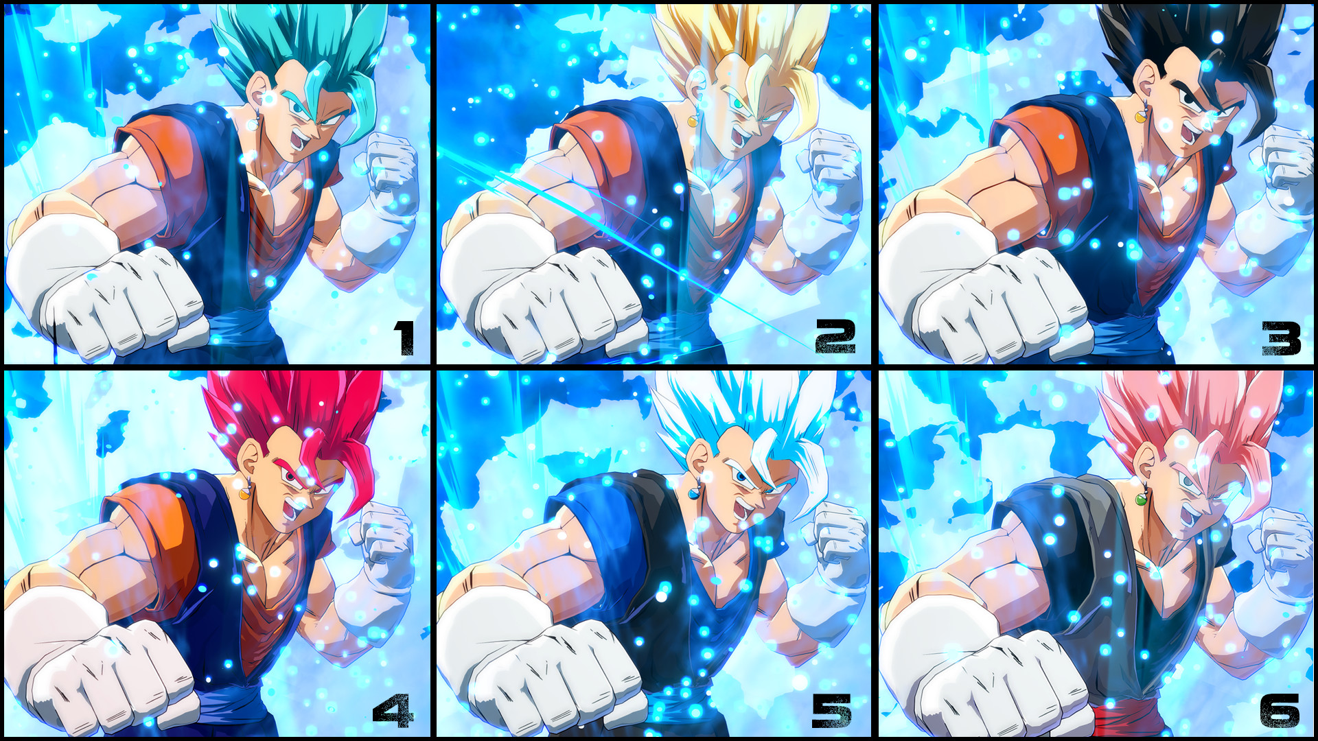 Vegeto Recolor Pack [Dragon Ball FighterZ] [Mods]