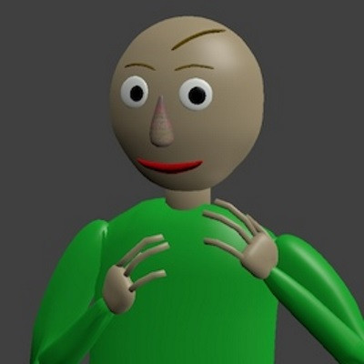 Baldi Model Baldi S Basics Mods - roblox baldi's basics 3d