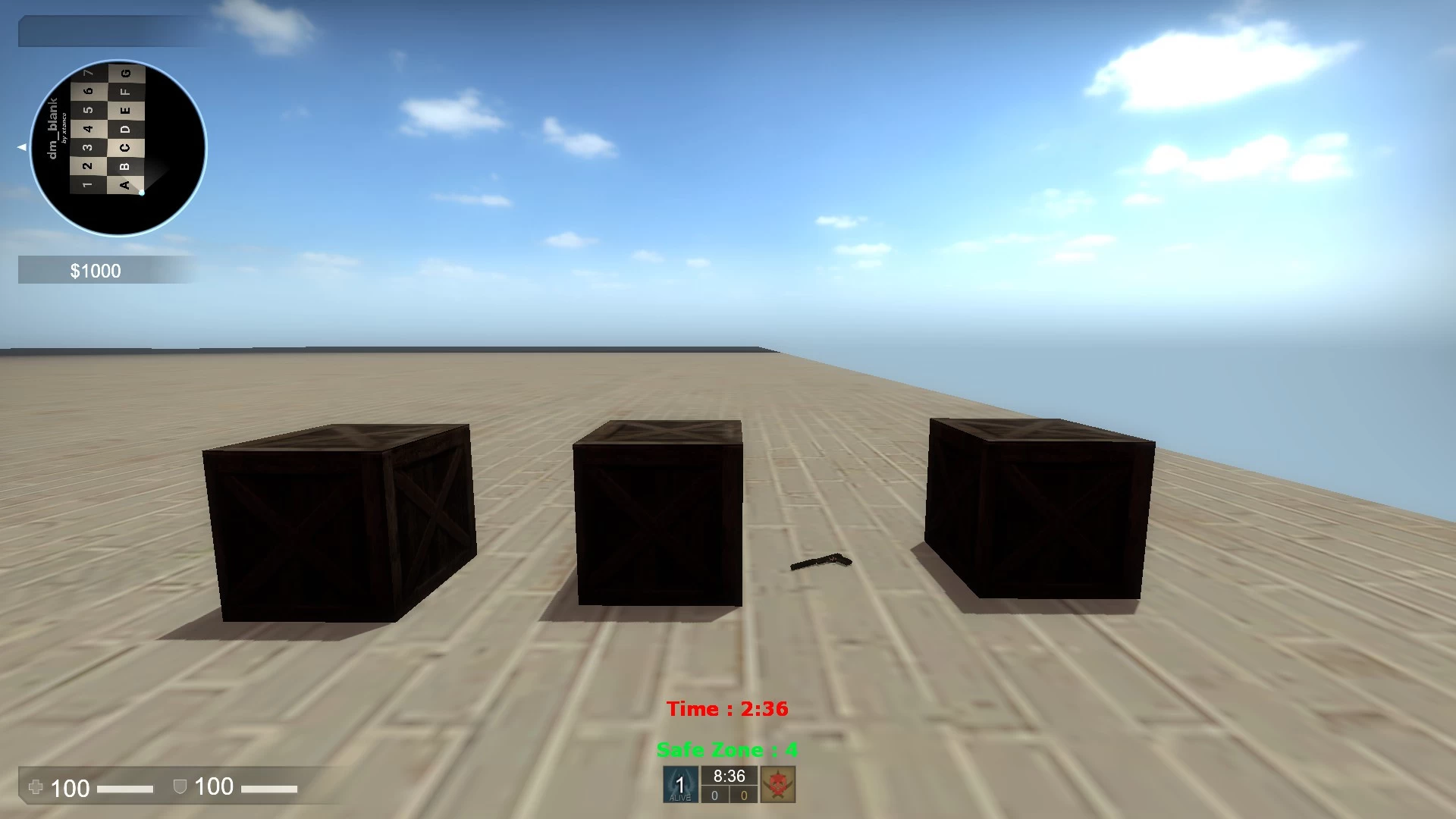Battle Royale Mode : Random Weapons, Zones, CFG