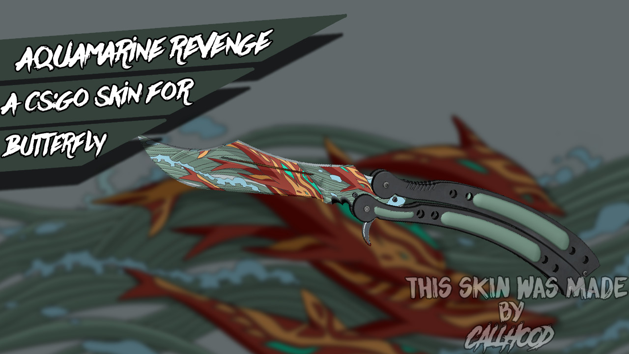 Butterfly Knife - Aquamarine Revenge