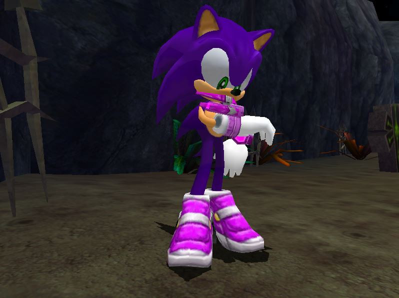 Smash 4 Purple Sonic [Sonic Adventure 2] [Mods]