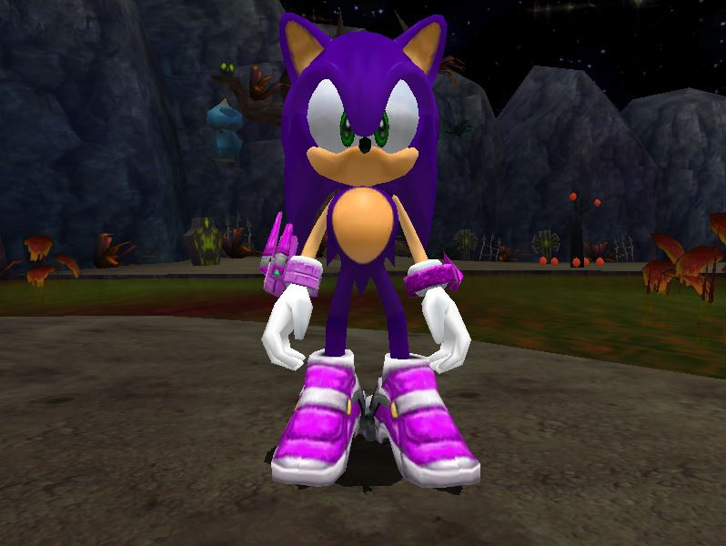 Smash 4 Purple Sonic [Sonic Adventure 2] [Mods]