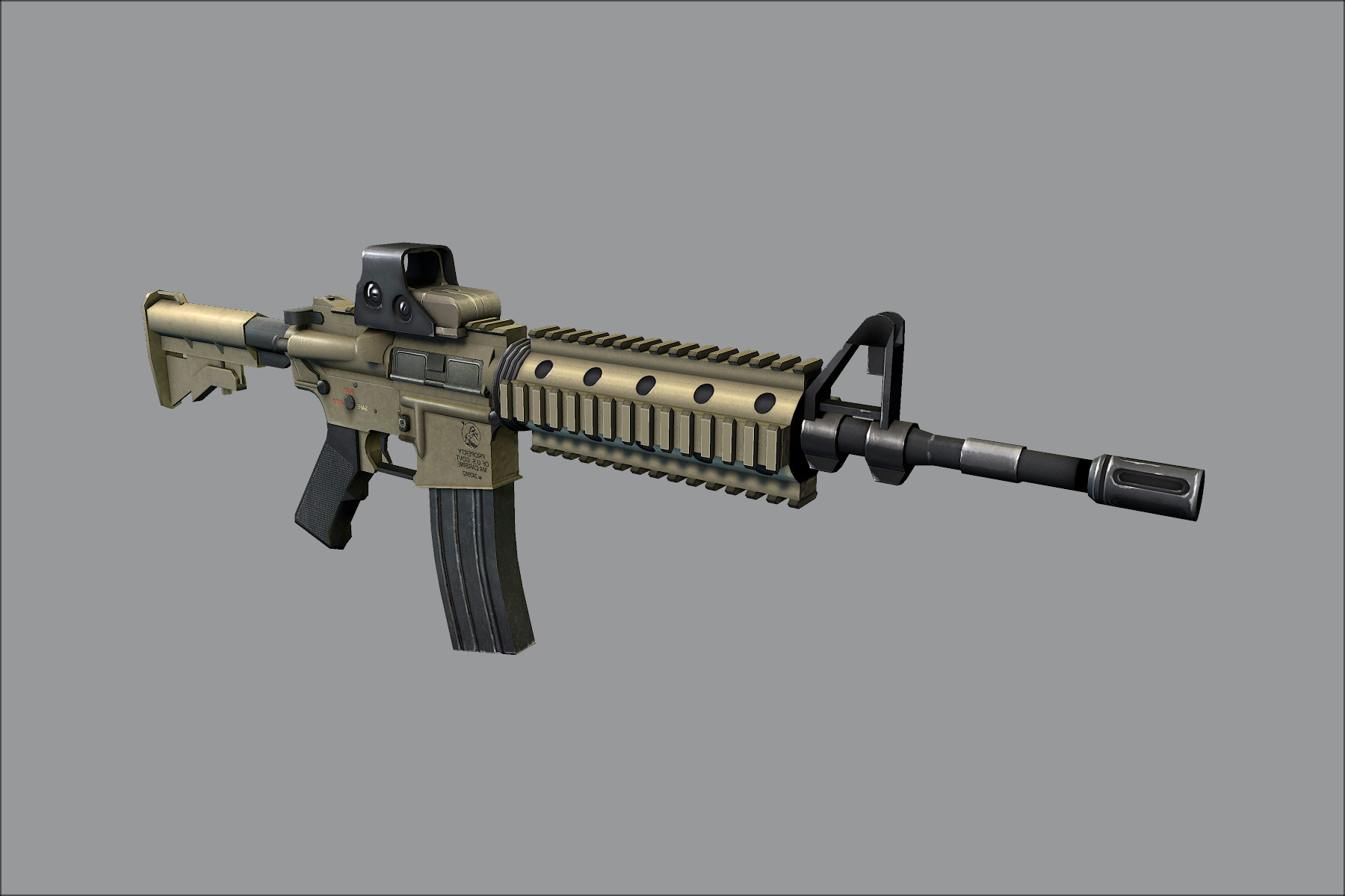 M4A1 Tan [Counter-Strike 1.6] [Mods]