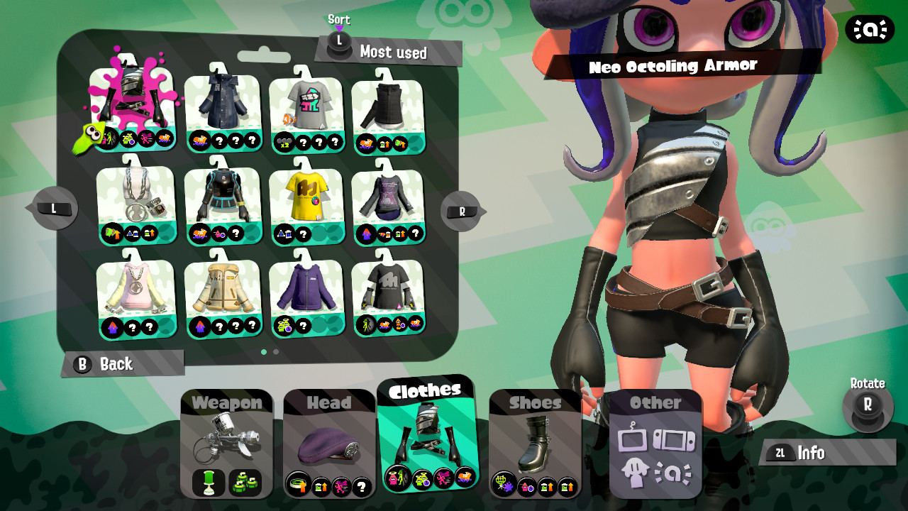 Enhanced Neo Octoling Armour [Splatoon 2] [Mods]