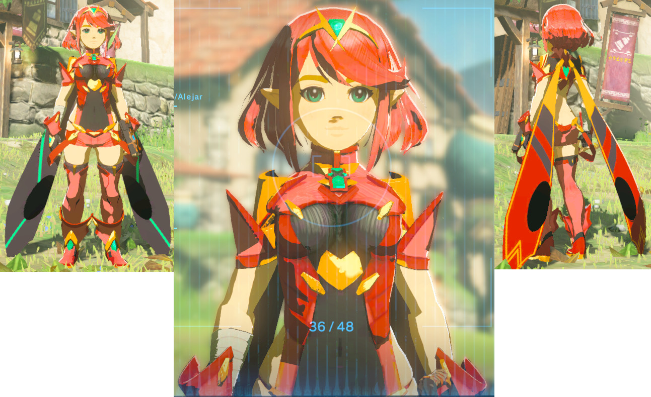 Pyra Outfit [the Legend Of Zelda Breath Of The Wild Wiiu ] [mods]