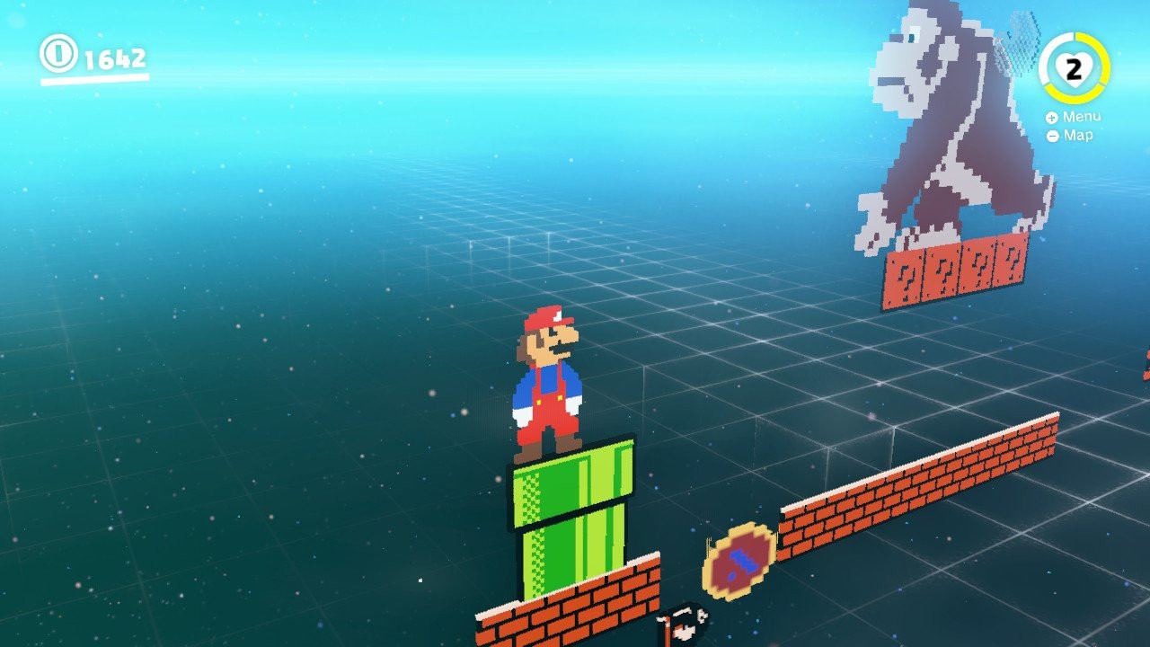 Super Mario Odyssey levels in Super Mario Maker 2 - Video