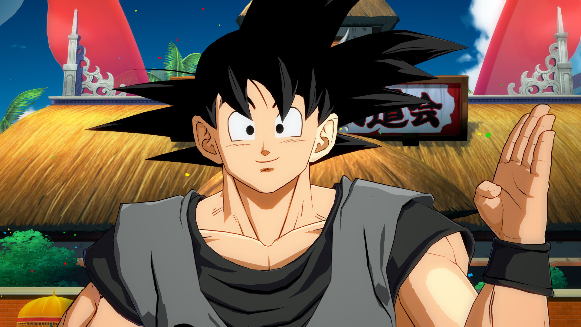 Base Goku Black Skin [Dragon Ball FighterZ] [Mods]