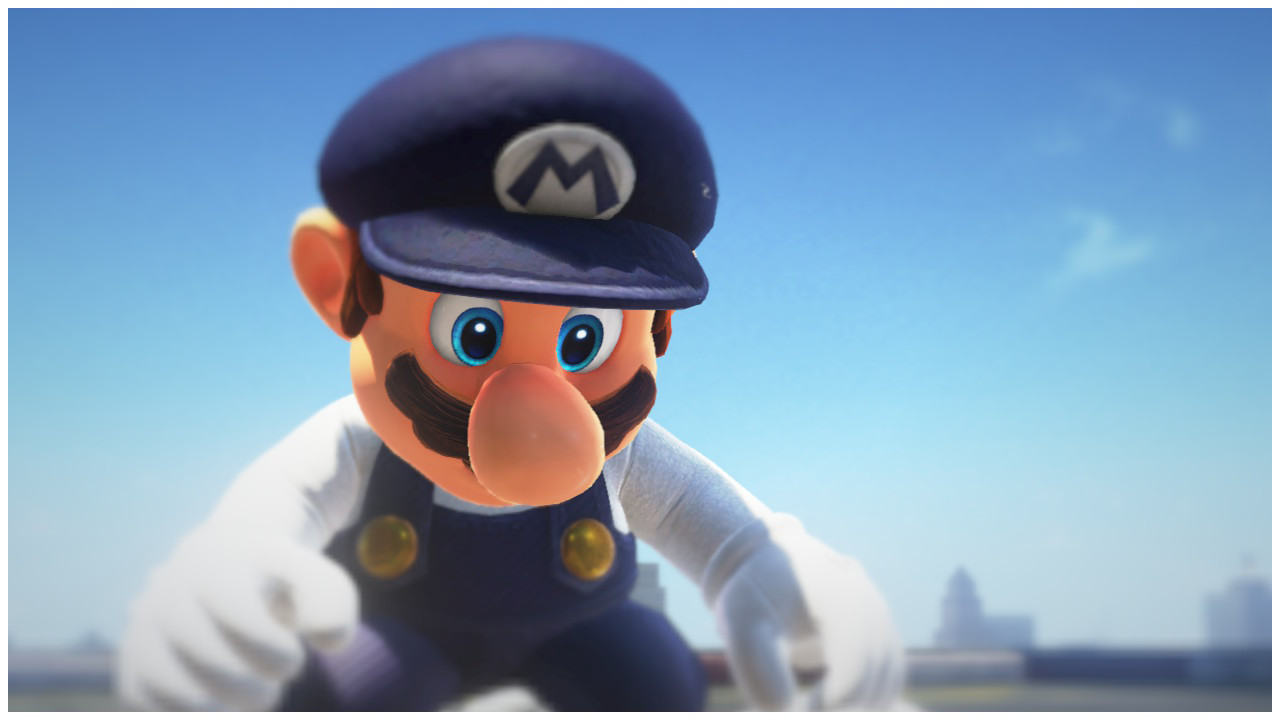 Black and White Mario [Super Mario Odyssey] [Mods]