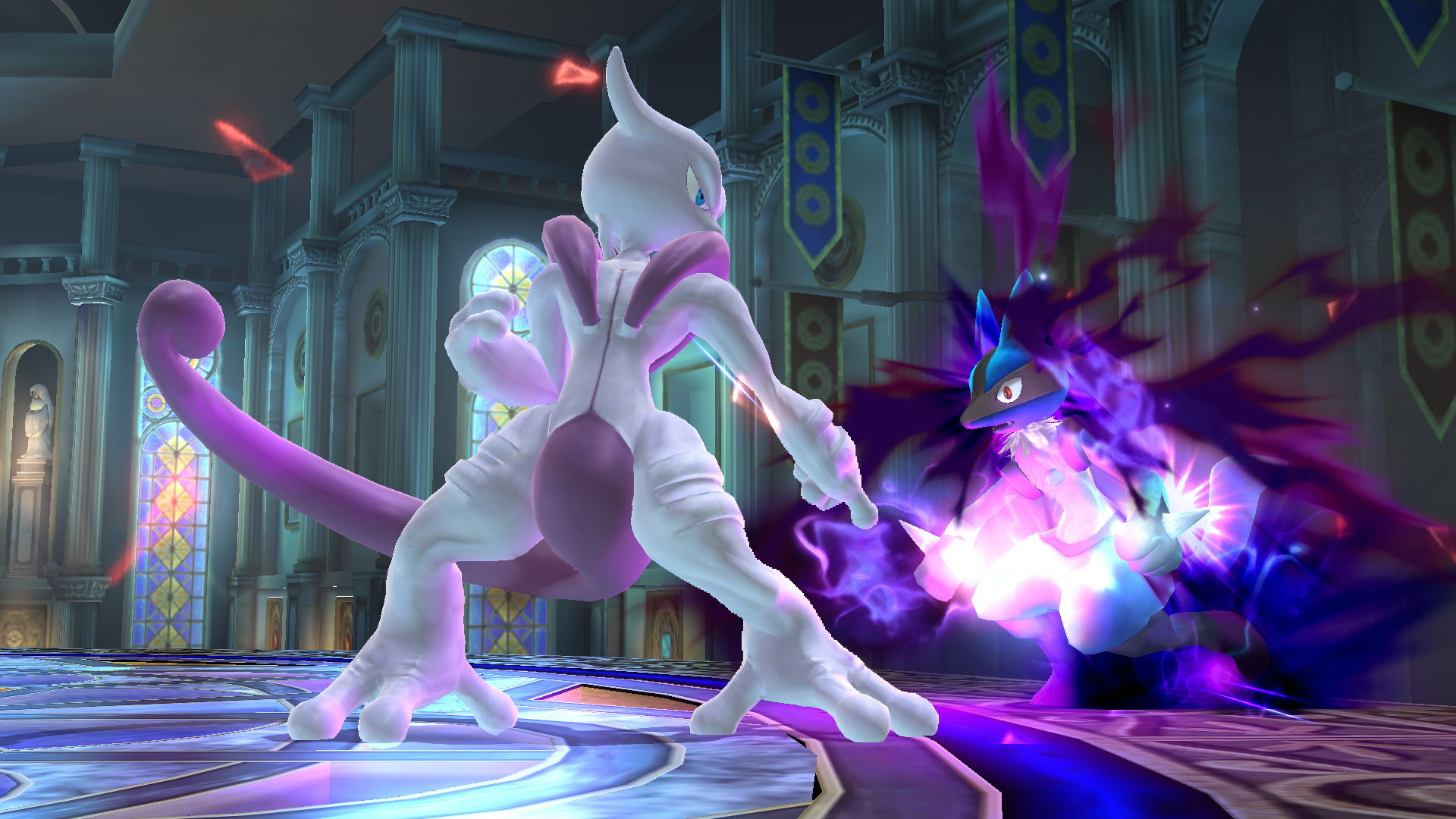 Shiny Mega Mewtwo X + Shiny Mega Mewtwo Y [Super Smash Bros. Ultimate]  [Mods]