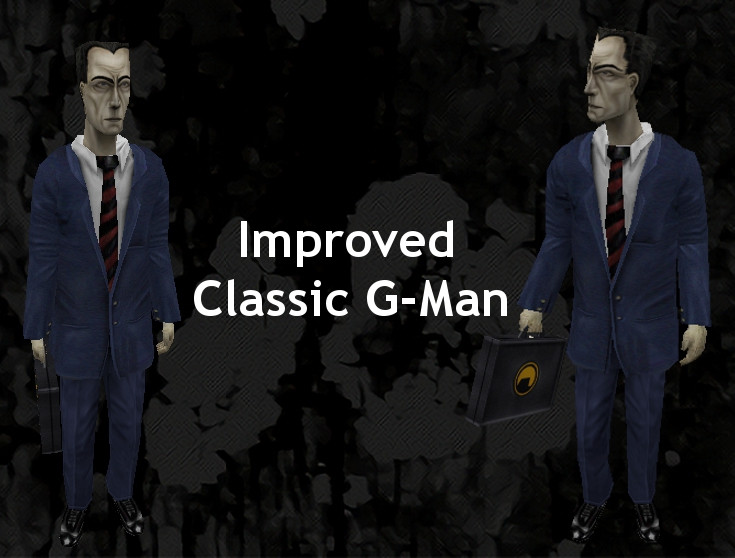 Half-Life - G-Man Model Comparisons 