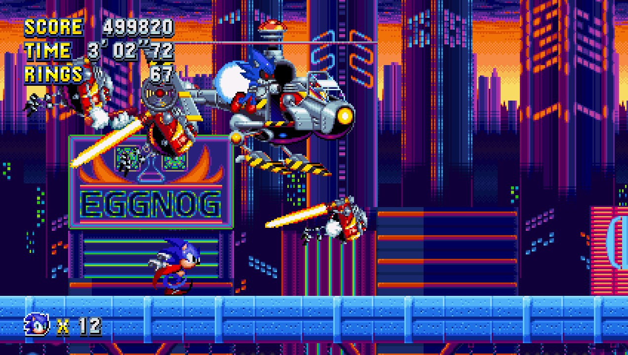 Metal Sonic 2.5 over Heavy Gunner [Sonic Mania] [Mods]