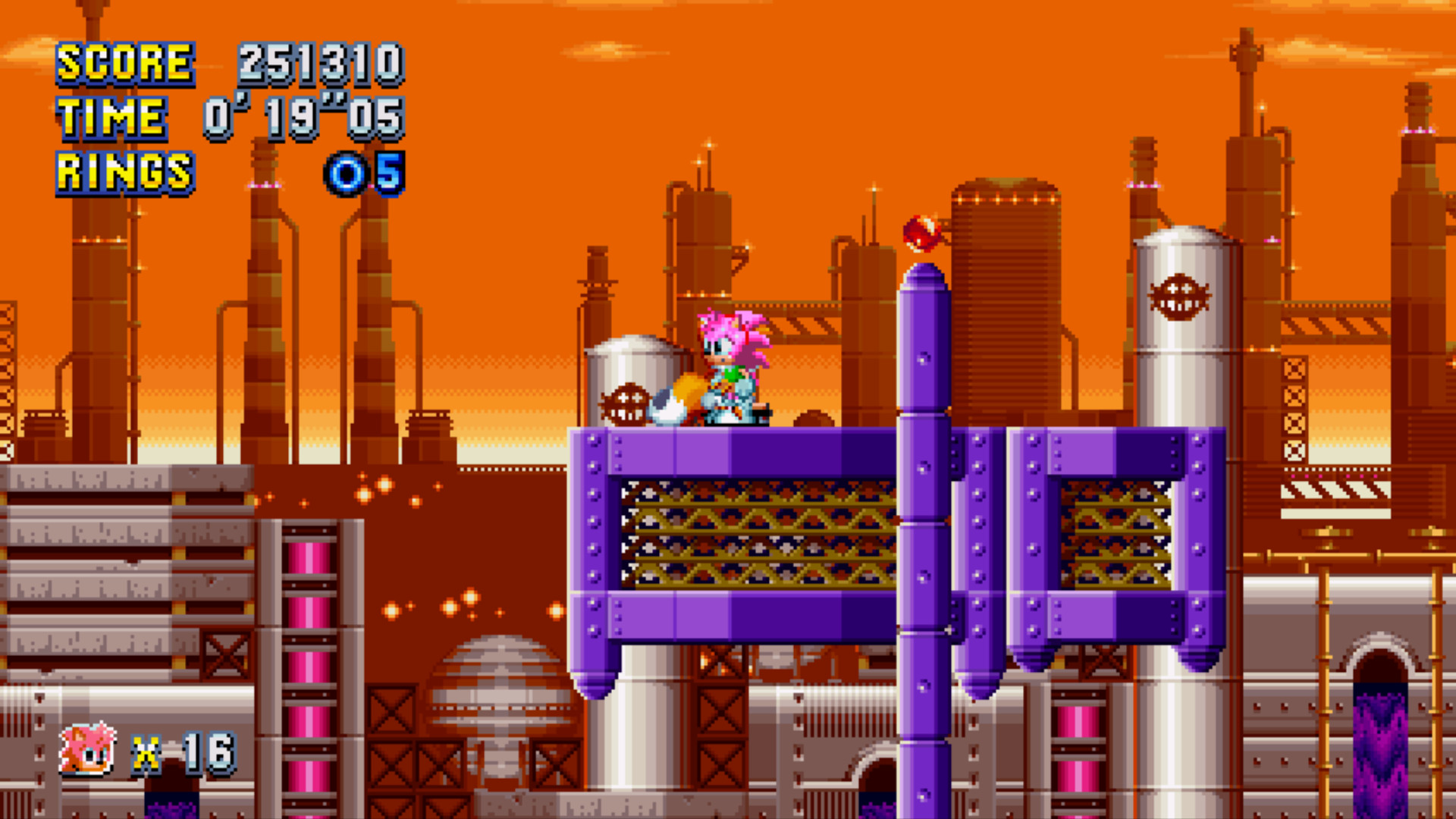 Amy Rose For Plus V1.1 [Sonic Mania] [Mods]