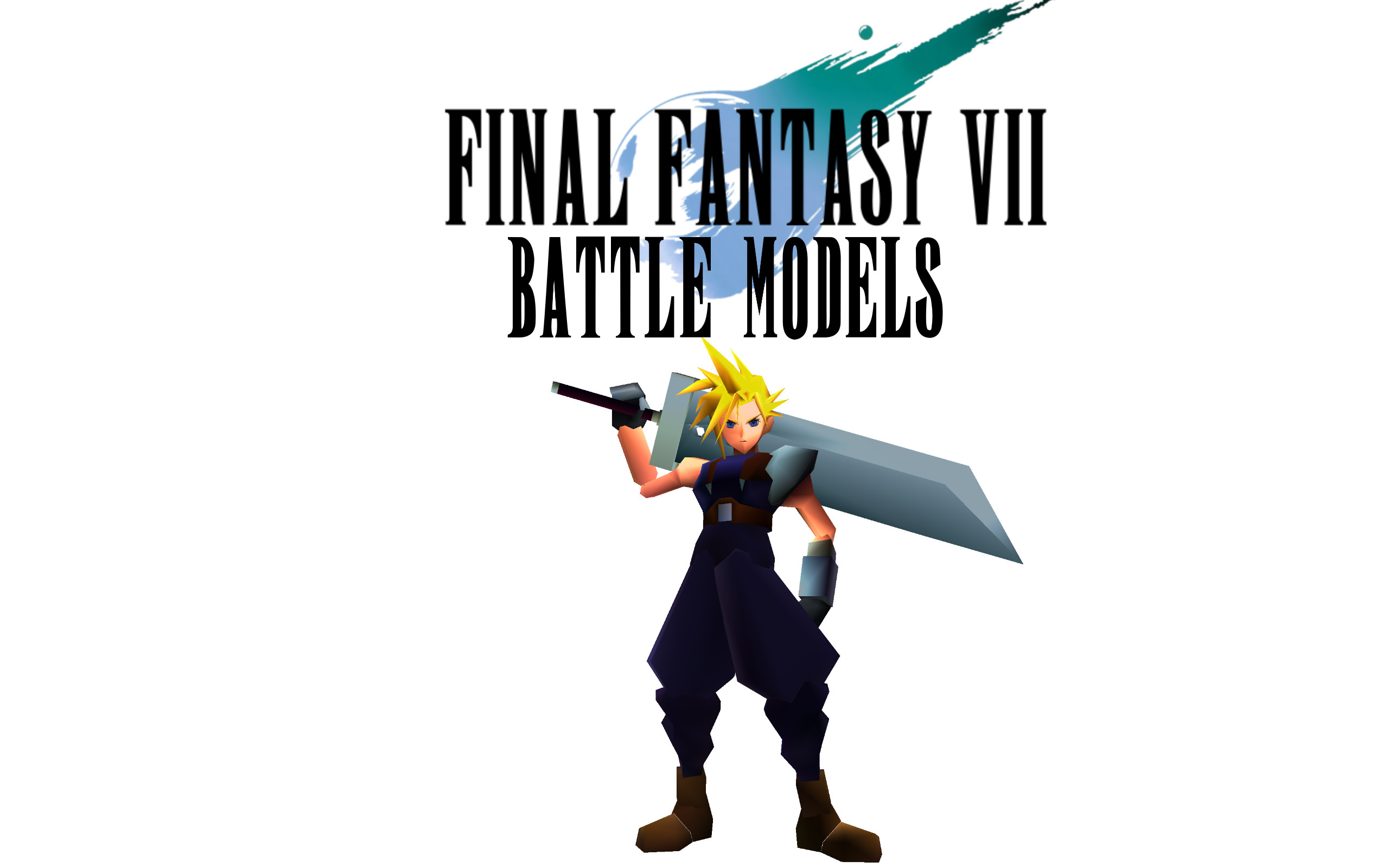 Final Fantasy VII Battle Model Pack Super Smash Bros. 