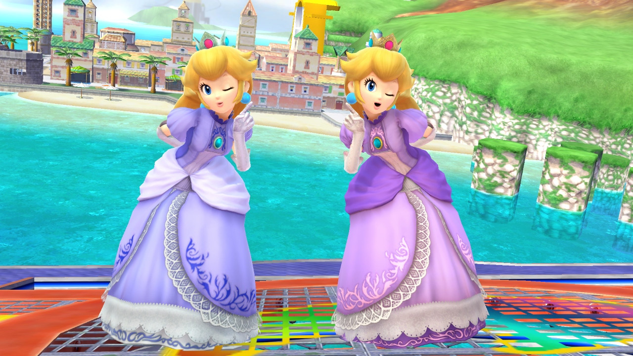 princess peach purple dress fitted lace wedding dress Nintendo Princess Peach Cosplay Costume –  Mermaidcosplay