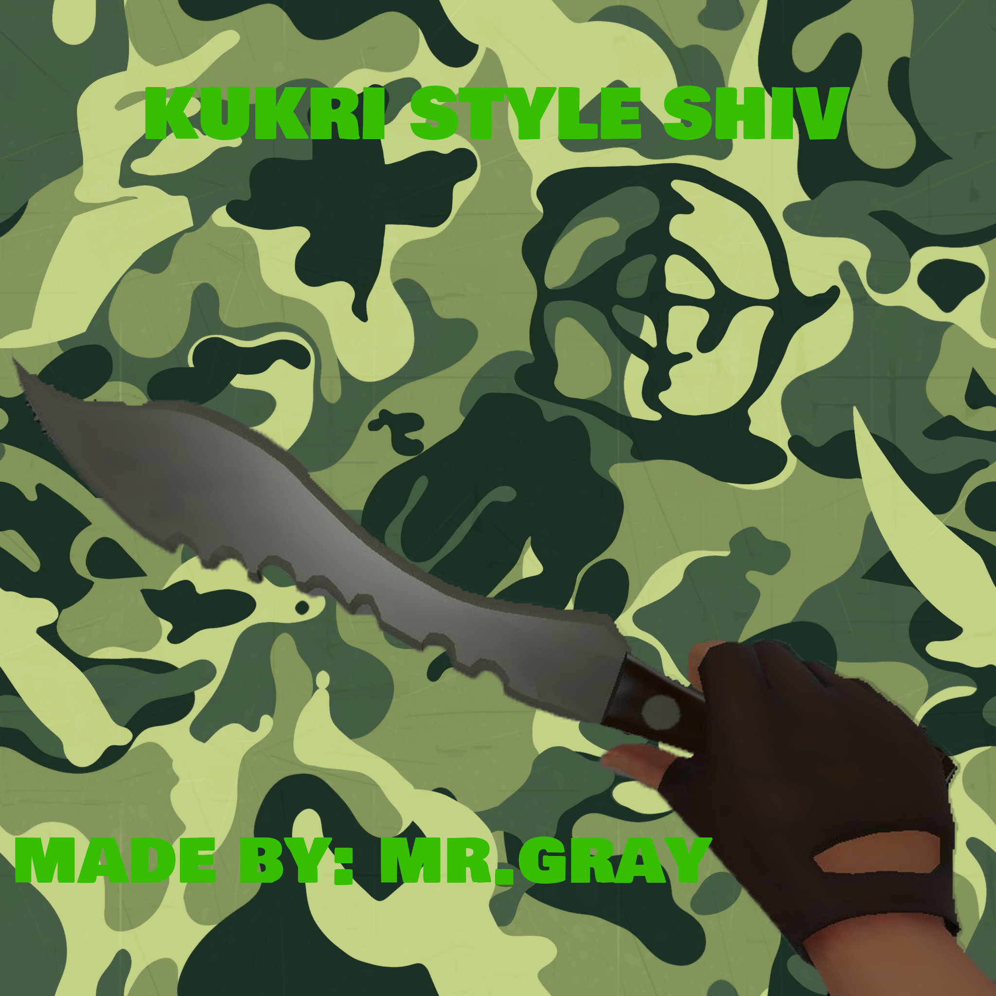 Kukri Style Shiv