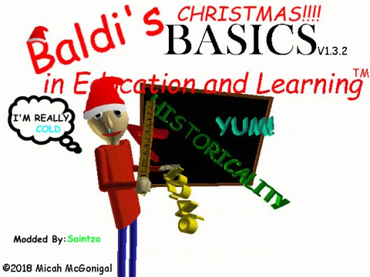 BALDI'S BASICS IN REAL LIFE!! Maikito's Christmas Present 