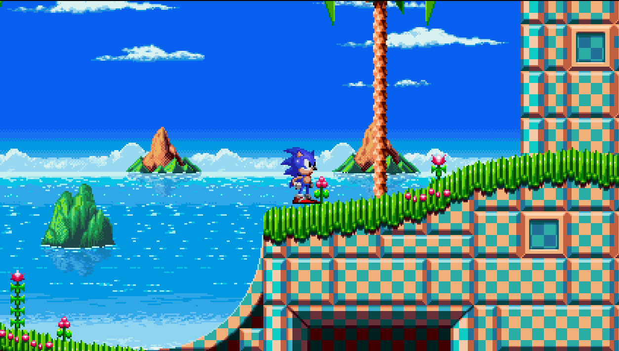 Sonic But He Uses Beta Sprites Sonic Chaos Skin Mods | Images and ...