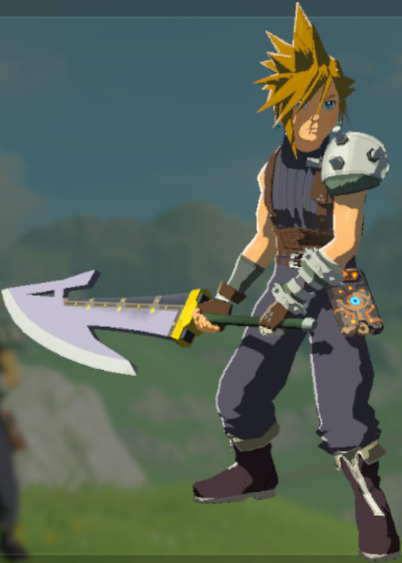 Cloud Strife Soldier Armor Organics The Legend Of Zelda Breath Of The Wild Wiiu Mods - roblox strife kactus man sound