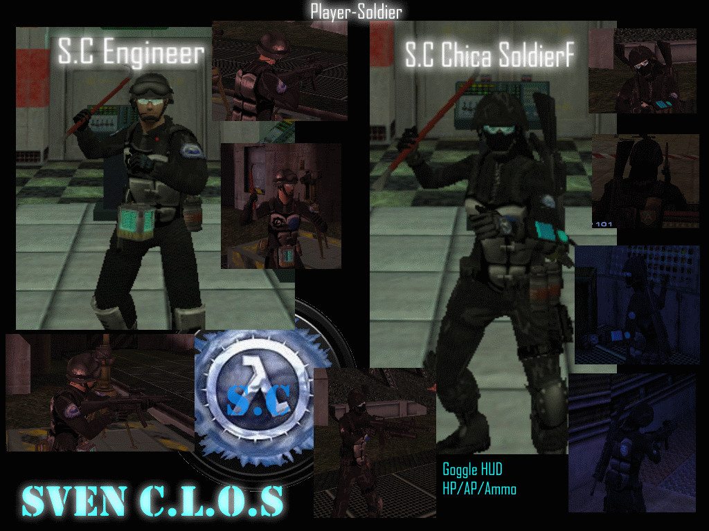 S.C Enigneer y FemaleSoldier Mod for Sven Co-op | SC Mods