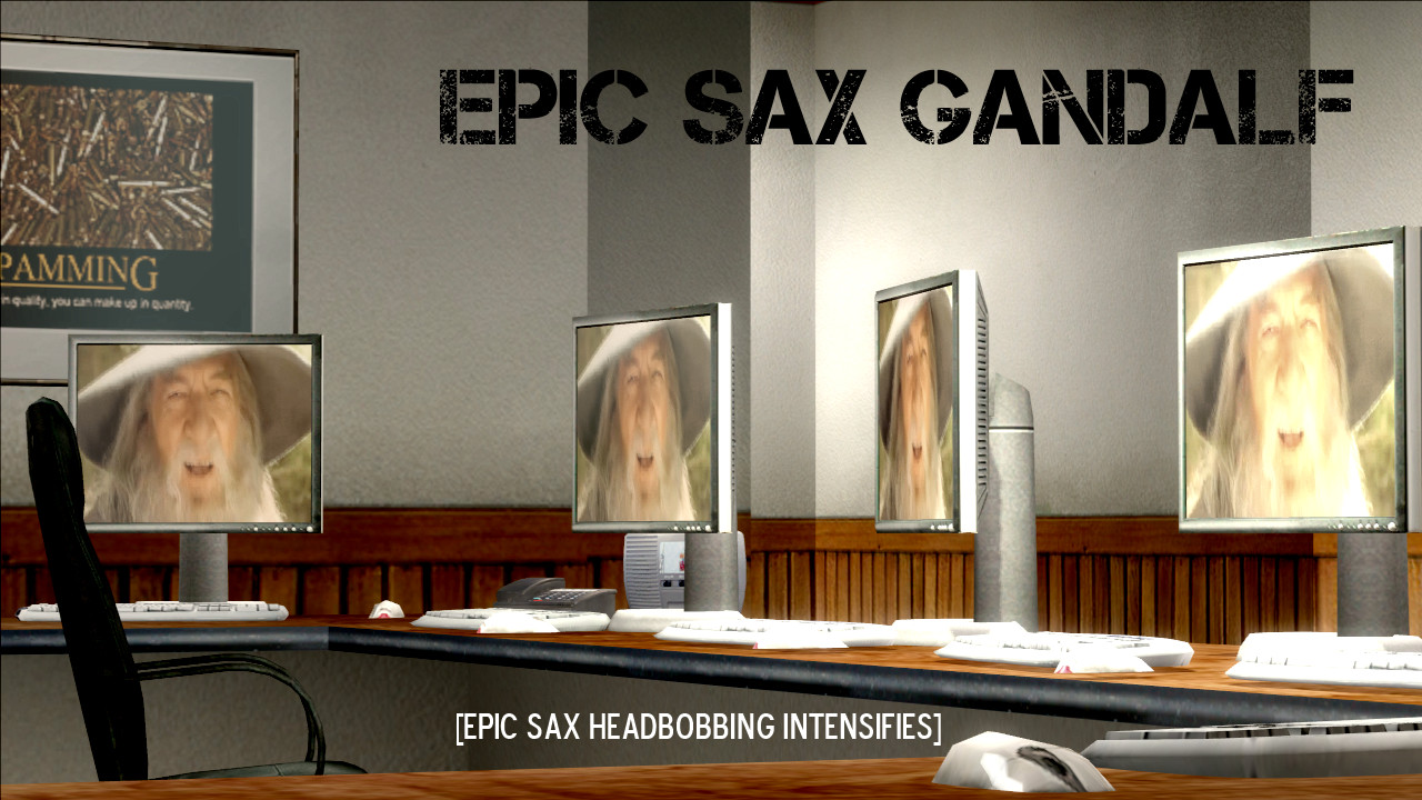 Gandalf Office Prank [CounterStrike Source] [Mods]