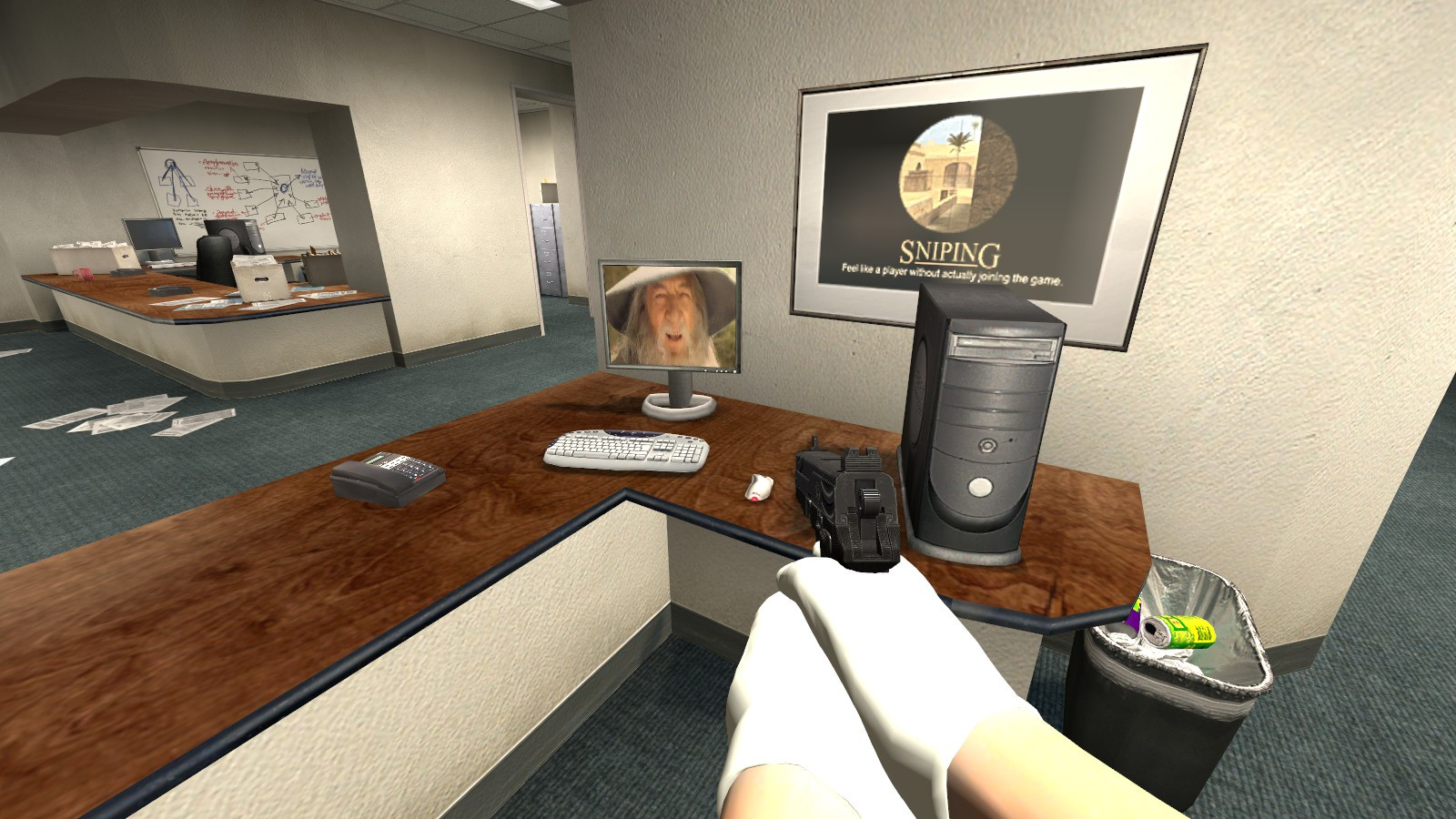 Gandalf Office Prank [CounterStrike Source] [Mods]