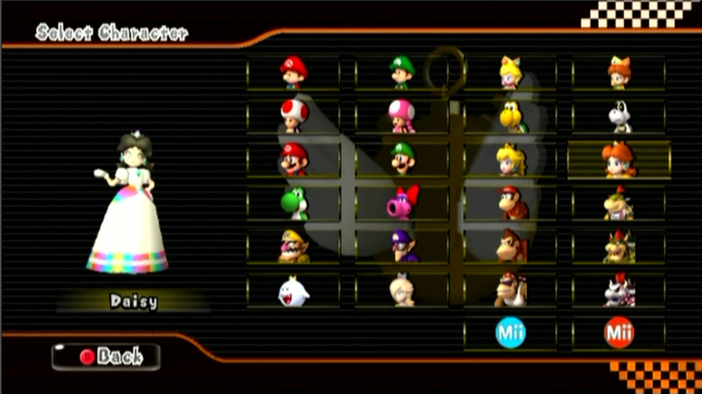 mario kart wii custom characters szs