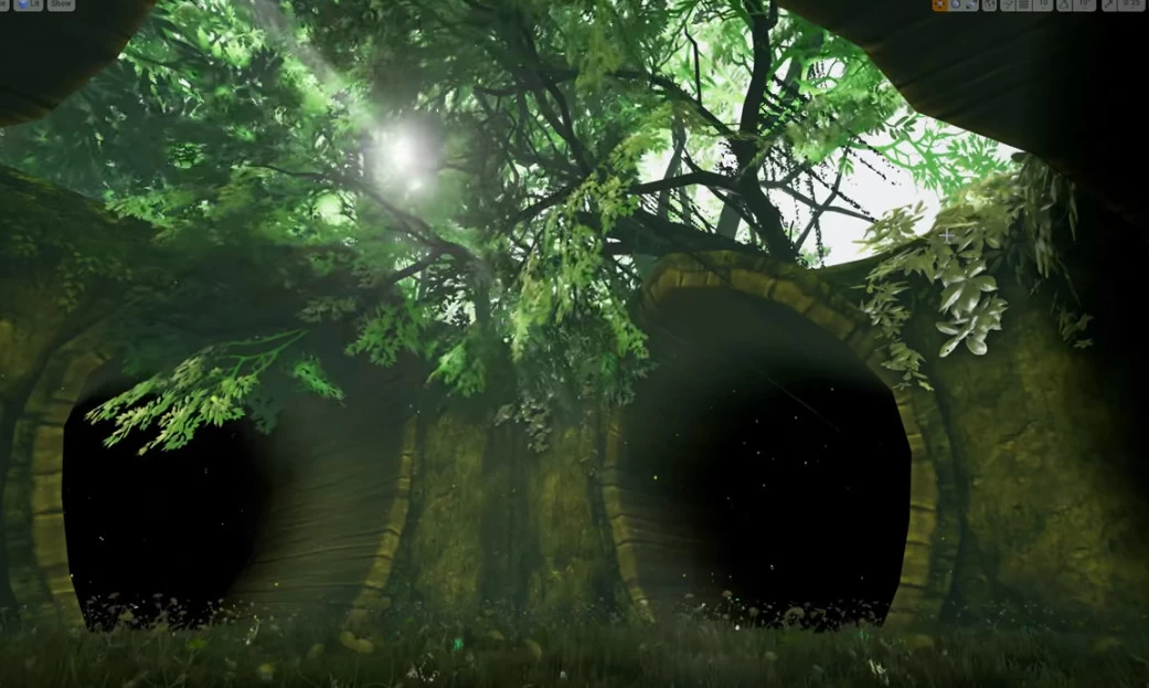 Zelda Ocarina of Time Unreal Engine 4 Lost Woods 