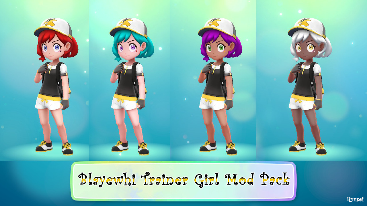 Female Trainer Outfit Mod Pack Pokemon Let S Go Mods