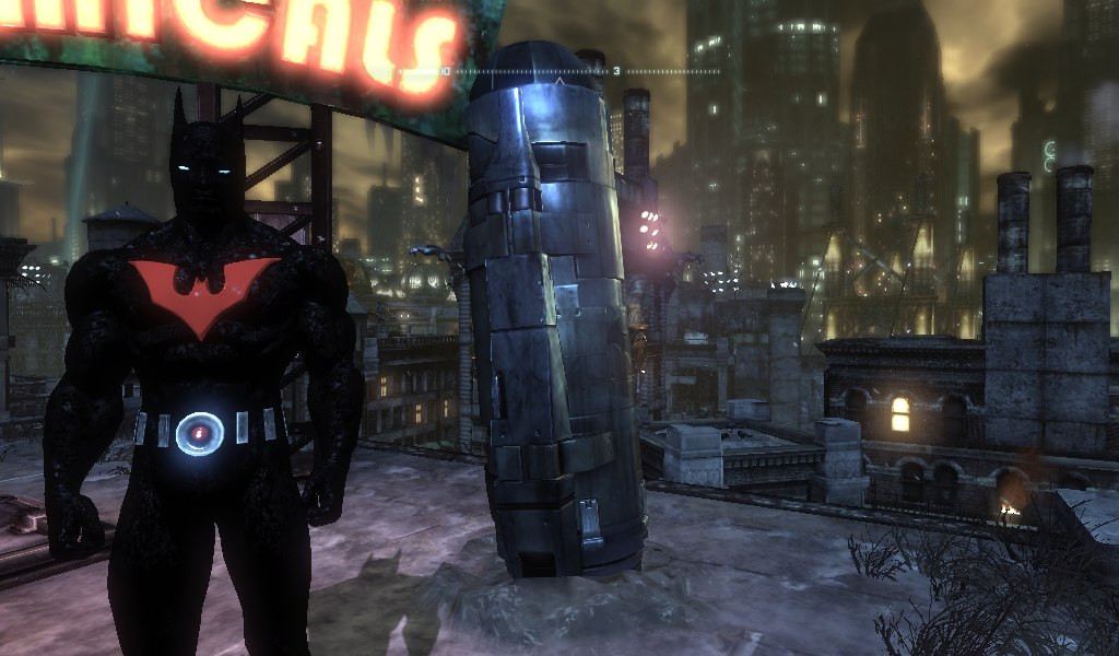 Animated Batman Beyond mod for Batman Arkham City by