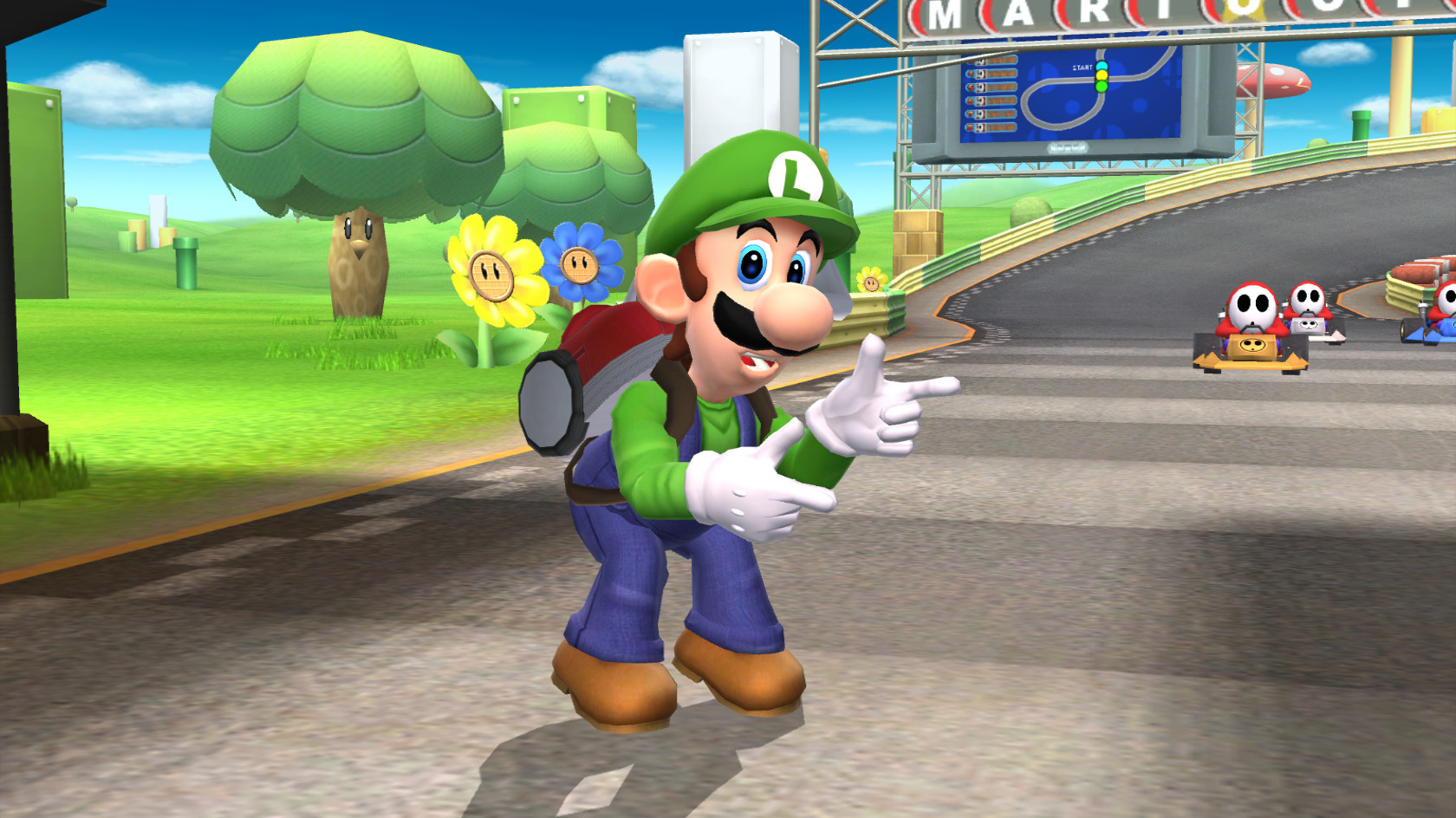 Smash 3C Poltergust Luigi [Super Smash Bros. Brawl] [Mods]