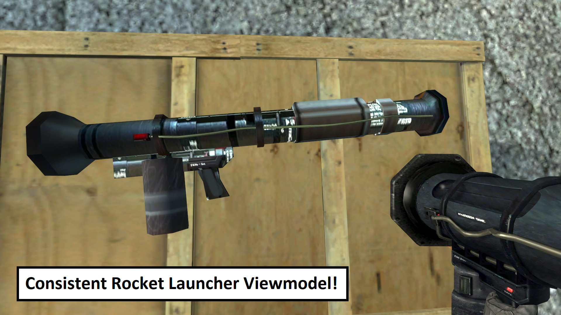 Consistent Rocket Launcher Viewmodel (Dark RPG!) [HalfLife 2] [Mods]