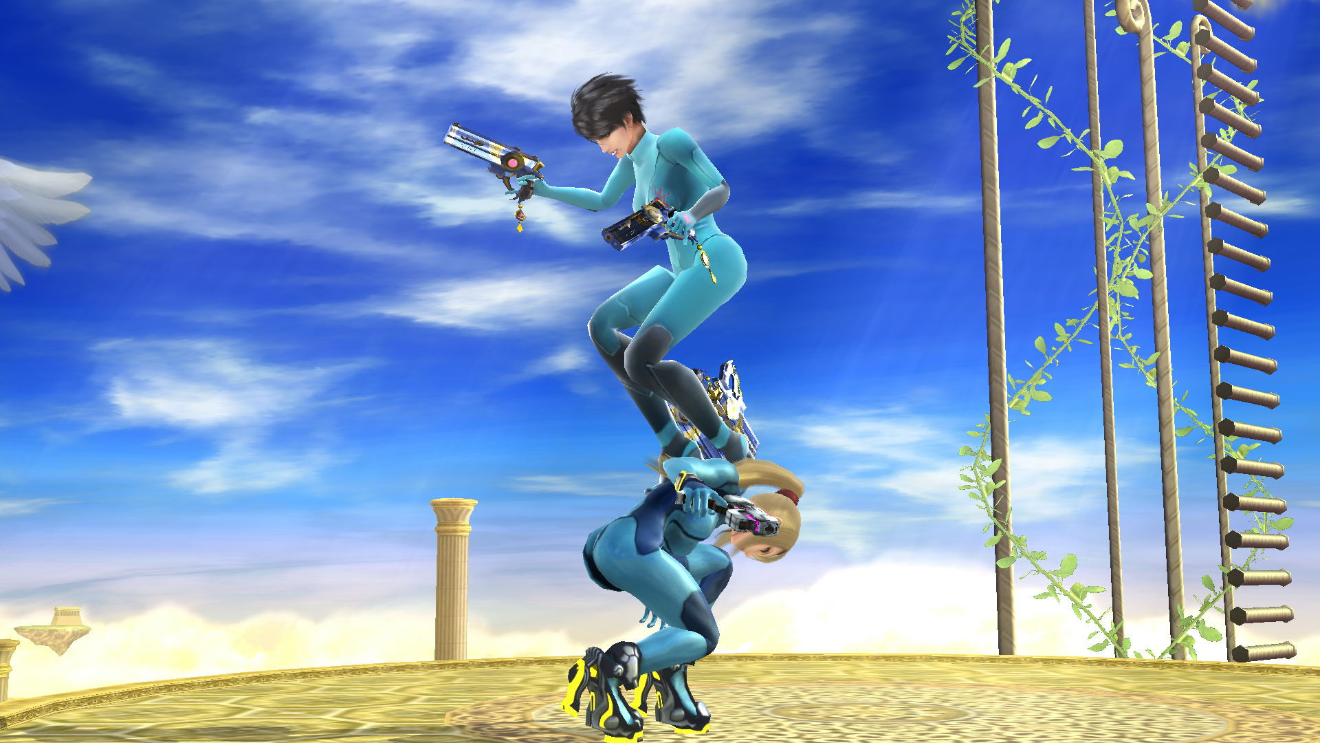 Zero suit Bayonetta [Super Smash Bros. (Wii U)] [Mods]