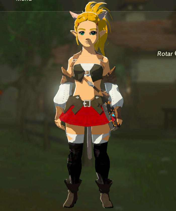 Miqo'te Outfit - Lightning Returns [The Legend of Zelda: Breath of the Wild  (WiiU)] [Mods]