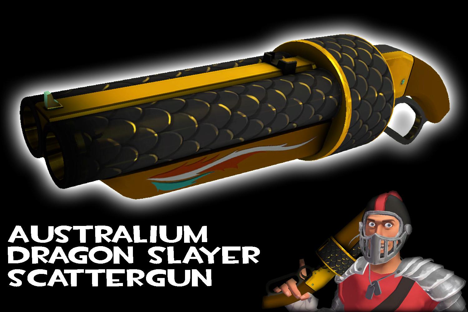Australium Dragon Slayer Scattergun