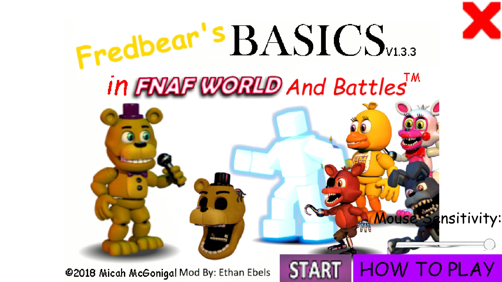 I have a FNaF World Mod.