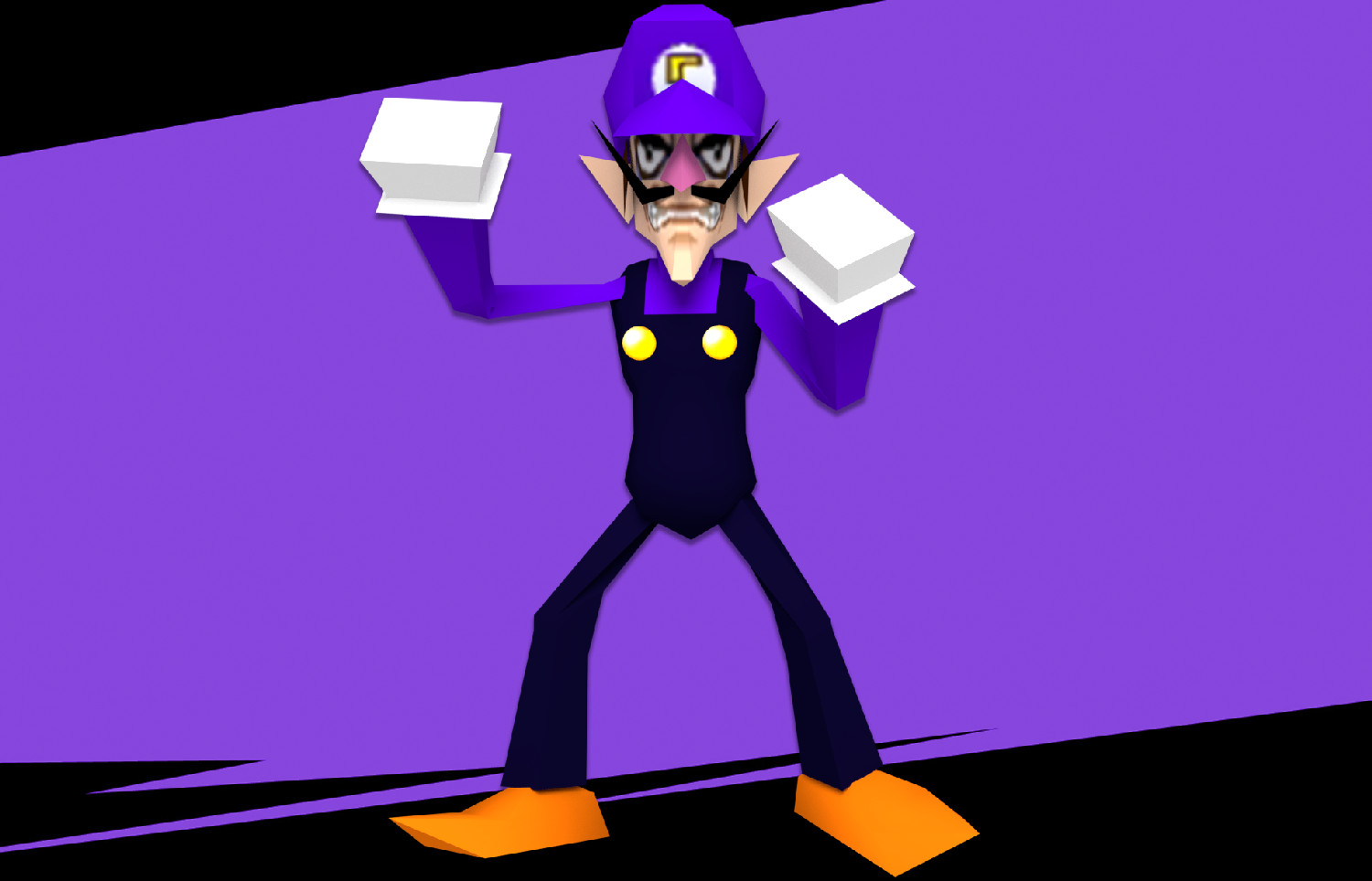 N64 Waluigi [Super Smash Bros. (3DS)] [Mods]