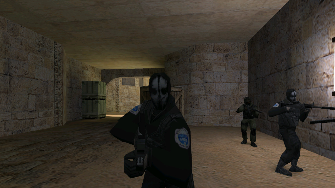 Ghost (MW2 style skin) » CS 1.6 - Skins Players GIGN