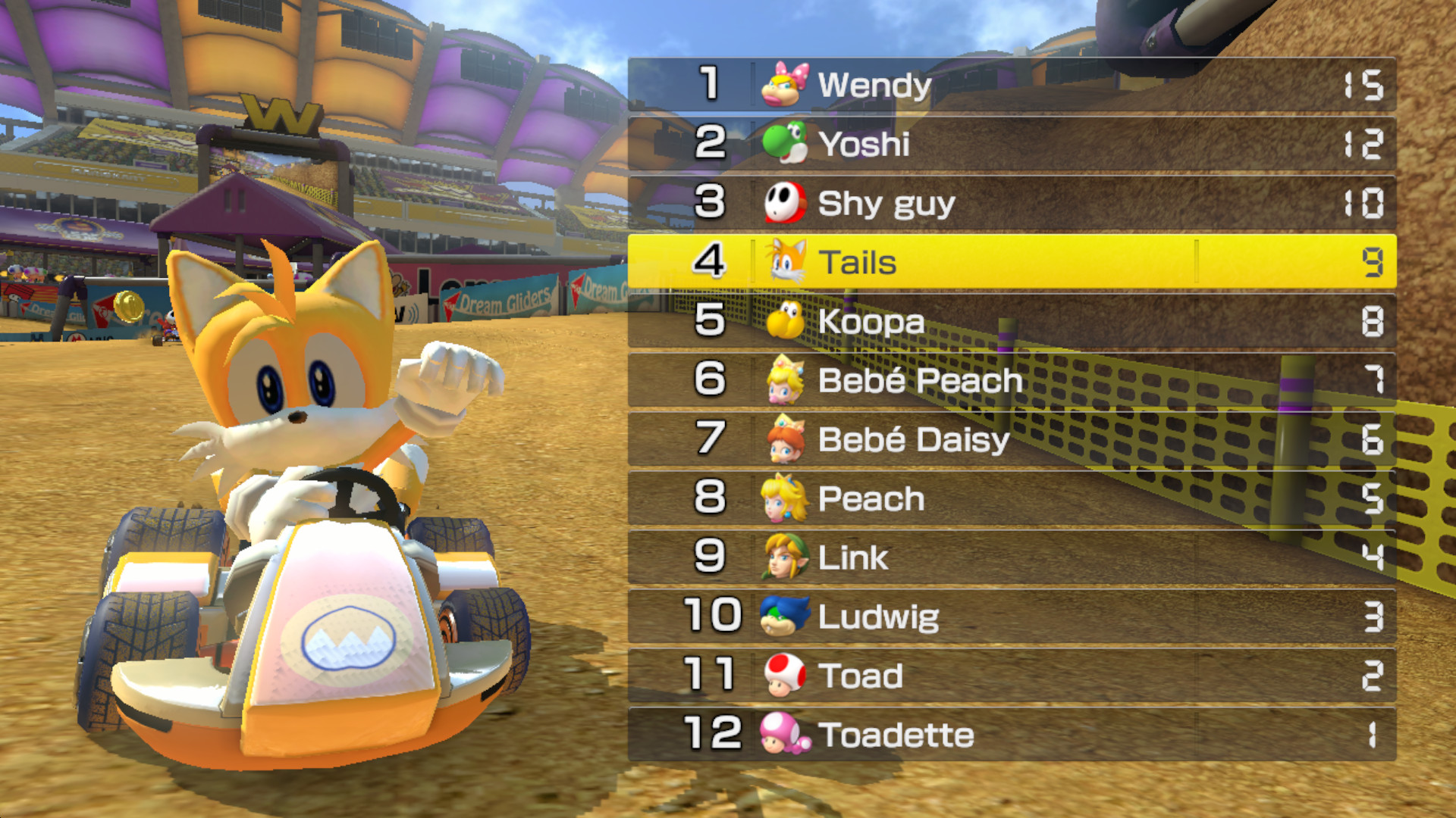 Miles Tails Prower Mario Kart 8 Mods