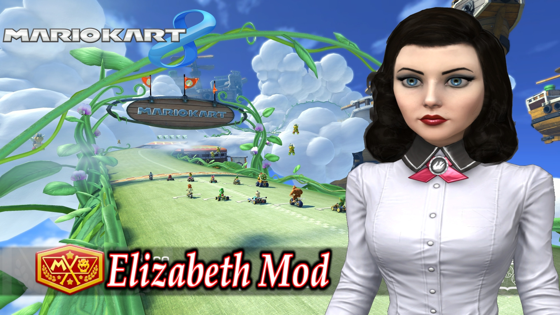 Sabi96 Papercraft Box: Elizabeth (Bioshock Infinite)